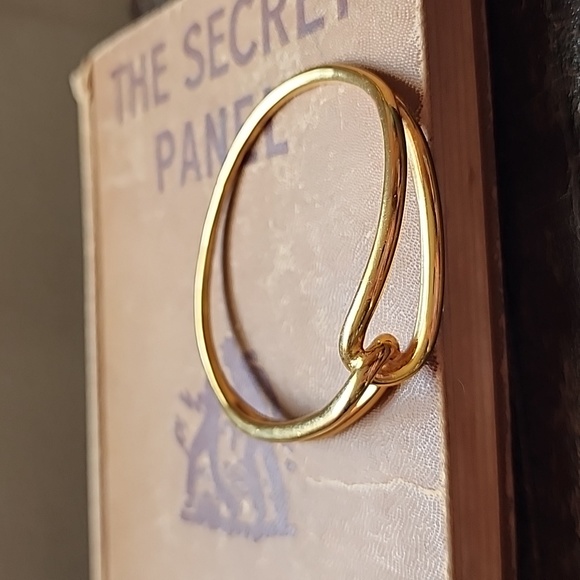 Monet vintage gold tone bangle - Picture 6 of 7